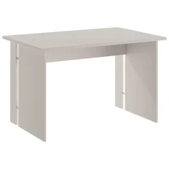 Scrivania Beige un Ripiano Materiale Piano in Legno Nobilitato 119x78x75h cm, Colore Ripiano Beige - Runin