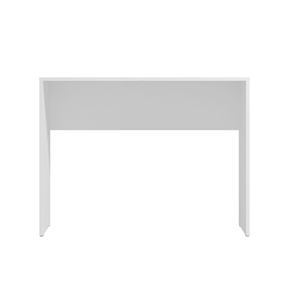 Scrivania Bianco Opaco un Ripiano Sfumatura Colore Struttura Opaco 98x45x74h cm, Sfumatura Colore Ripiano Opaco - Pichil