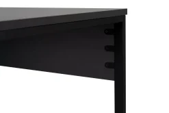 Scrivania lineare antracite 94x50cm con 1 cassetto - Vittone