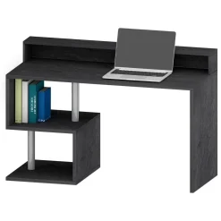 Scrivania lineare ardesia 140x60cm con supporto computer - Yemyin
