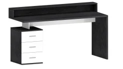 Scrivania lineare ardesia 160x90cm in legno - Flaminia