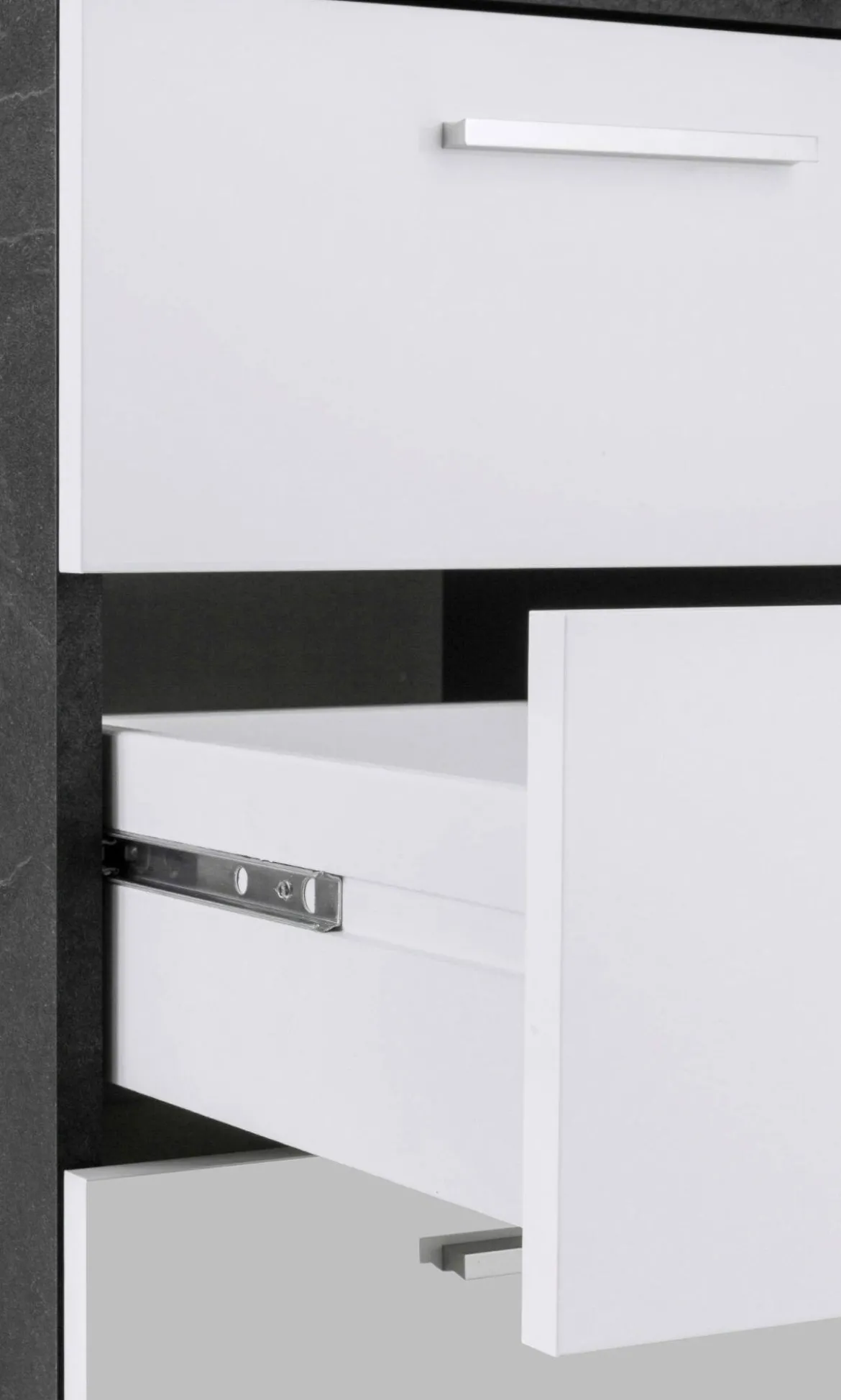 Scrivania lineare ardesia 160x90cm in legno - Flaminia