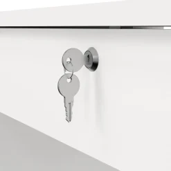 Scrivania lineare bianca 109x48cm in legno - Amor