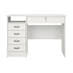 Scrivania lineare bianca 109x48cm in legno - Amor