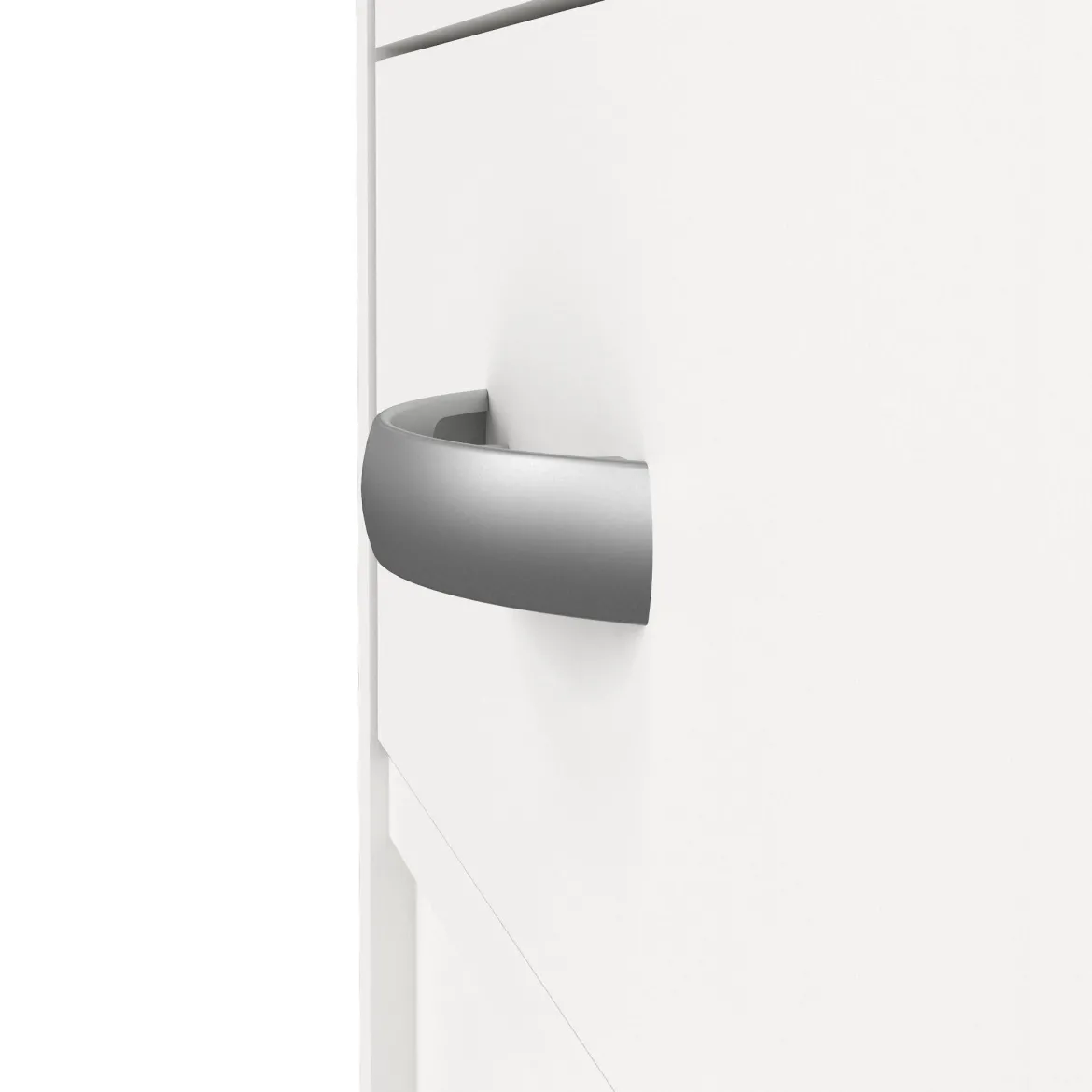Scrivania lineare bianca 109x48cm in legno - Amor