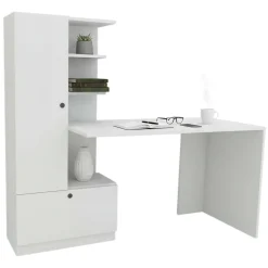 Scrivania lineare bianca 150x80cm - Ascorbato