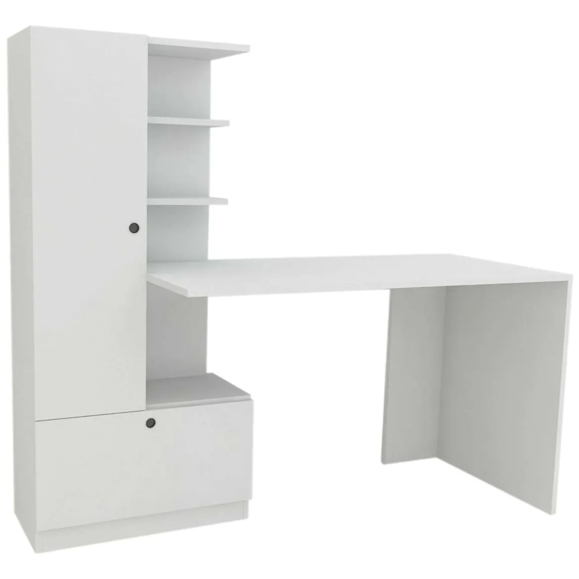 Scrivania lineare bianca 150x80cm - Ascorbato