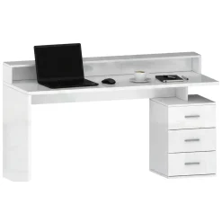 Scrivania lineare bianca 180x60cm - Arre