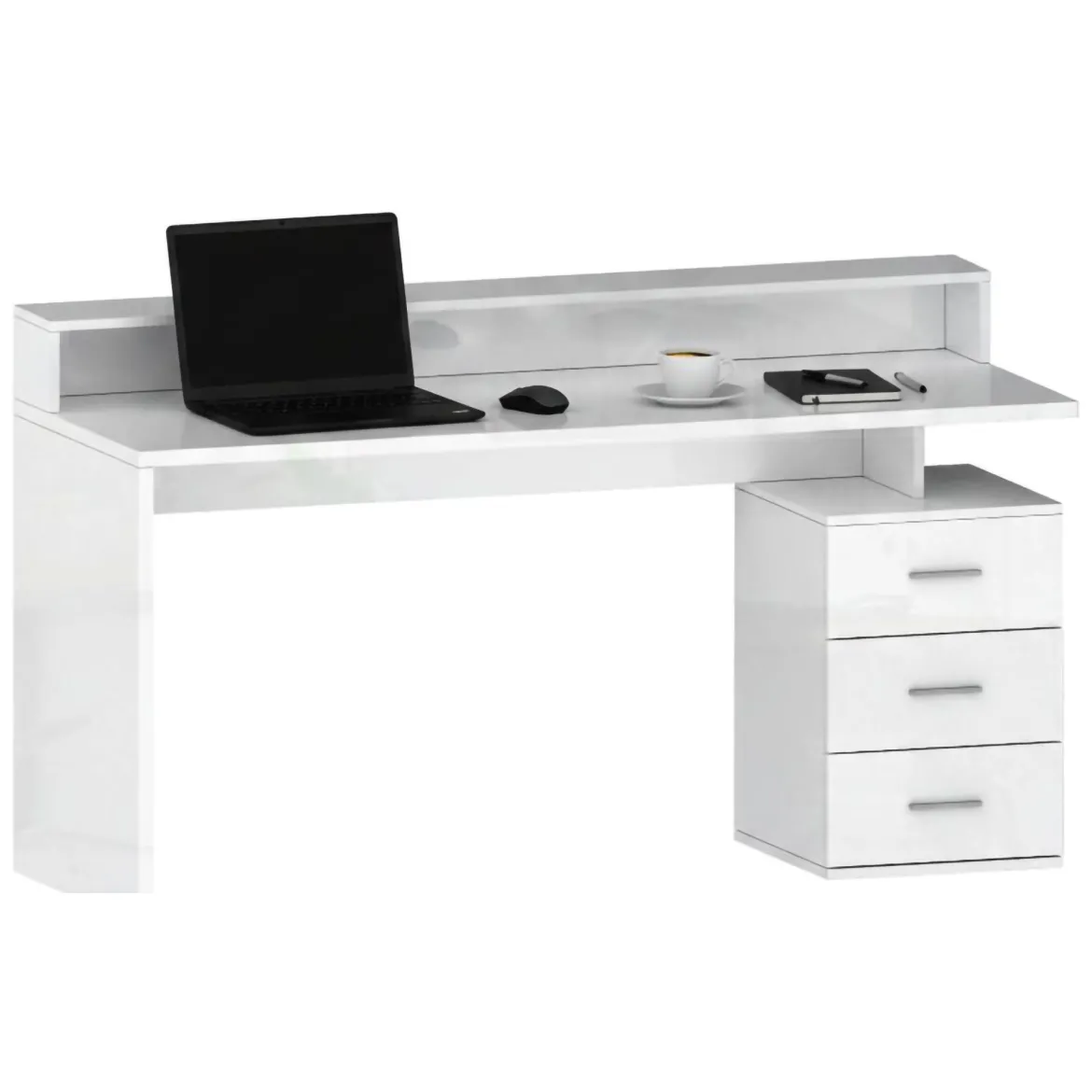 Scrivania lineare bianca 180x60cm - Arre