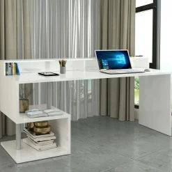 Scrivania lineare bianca 180x90cm - Agretto