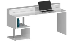 Scrivania lineare bianca 180x90cm - Agretto