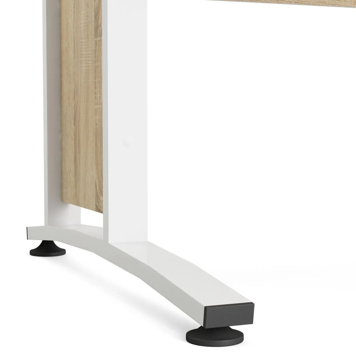 Scrivania lineare quercia e bianca 150x80cm - Gonu