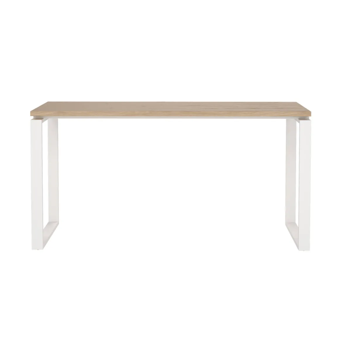 Scrivania lineare rovere e bianca 150x60cm - Arignano