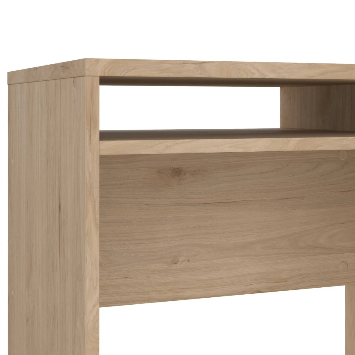 Scrivania lineare rovere 110x48cm con 3 cassetti - Huaning