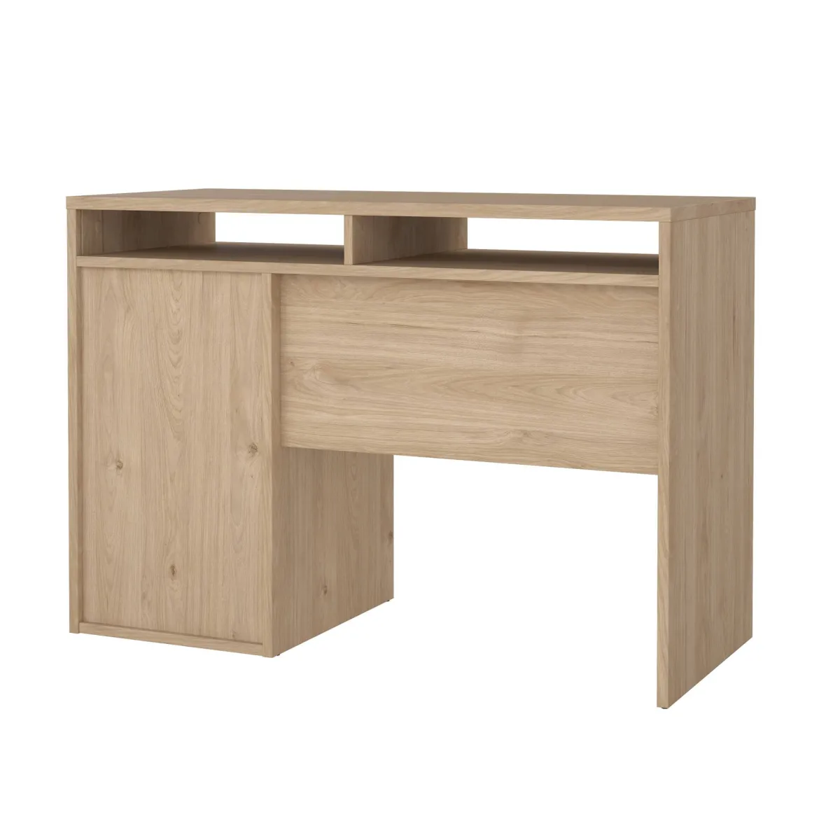Scrivania lineare rovere 110x48cm con 3 cassetti - Huaning