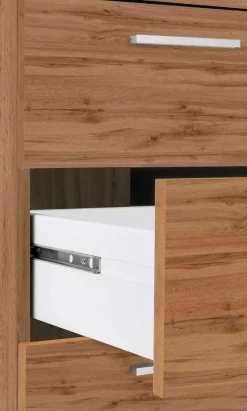Scrivania lineare rovere 160x90cm in legno - Flaminia