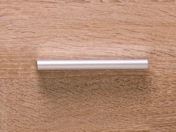 Scrivania Marrone Rovere un Ripiano 3 Cassetti 121x50x74.5h cm, Maniglie Incluse - Rifiano