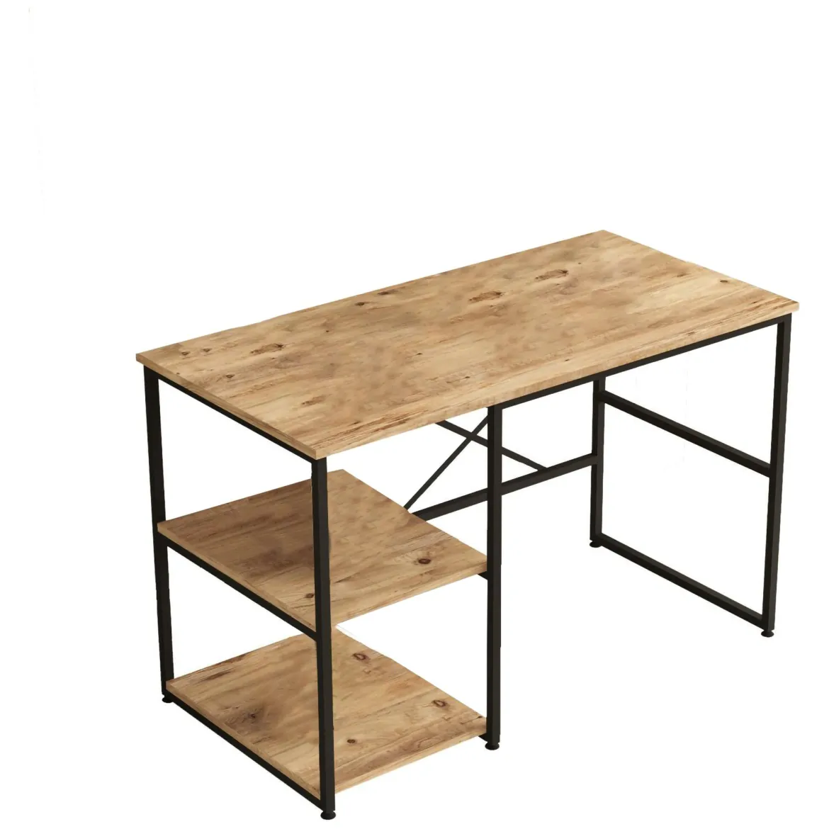 Scrivania No quercia 160x60cm con libreria - Galbiate