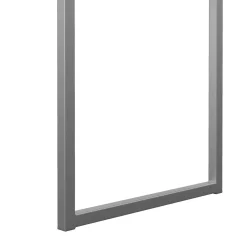 Scrivania Pascale, Scrittoio multiuso, Tavolo per ufficio porta PC, Piano di lavoro, 126x52 h77 cm, Bianco