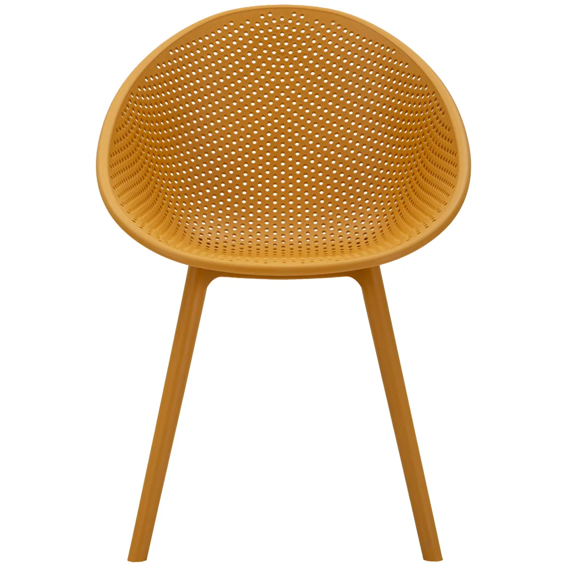 Sedia Arancione 2 Sedie Adatto per Indoor/outdoor, Materiale Struttura in Plastica - Tansen