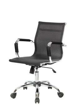 Sedia con ruote Dardit, Nero, 62x54h92/102 cm