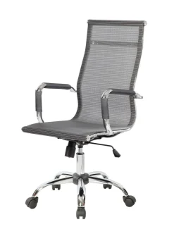 Sedia con ruote Dmannin, Grigio, 63x54h106/116 cm