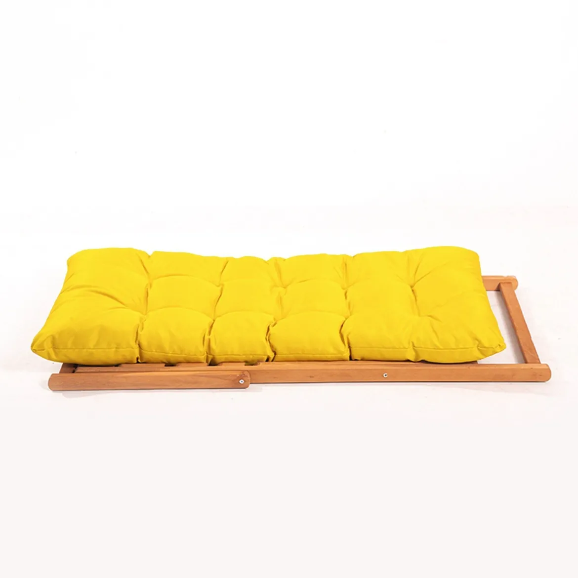 Sedia da Esterno Giallo una Sedia Schienale Reclinabile, Imbottito - Coghinass