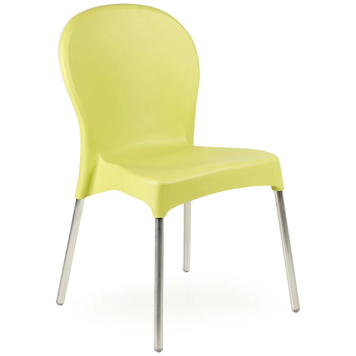 Sedia da Esterno Verde una Sedia Impilabile, Peso Supportato 120 kg Made in Italy - Linder