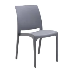 Sedia da giardino impilabile marrone - Ant