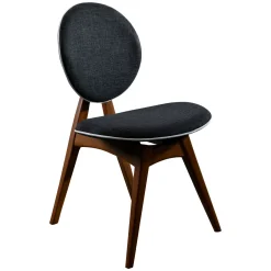 Sedia Marrone Noce 2 Sedie Imbottito, Peso Supportato 150 kg - Centrale