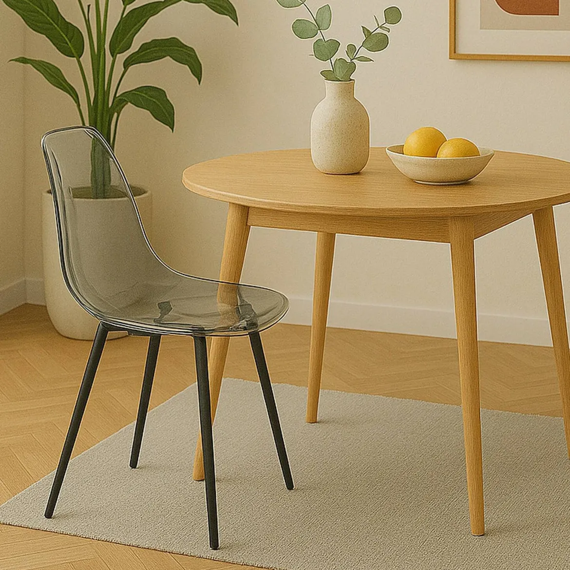 Sedia minimal in plastica fume - Amstrong
