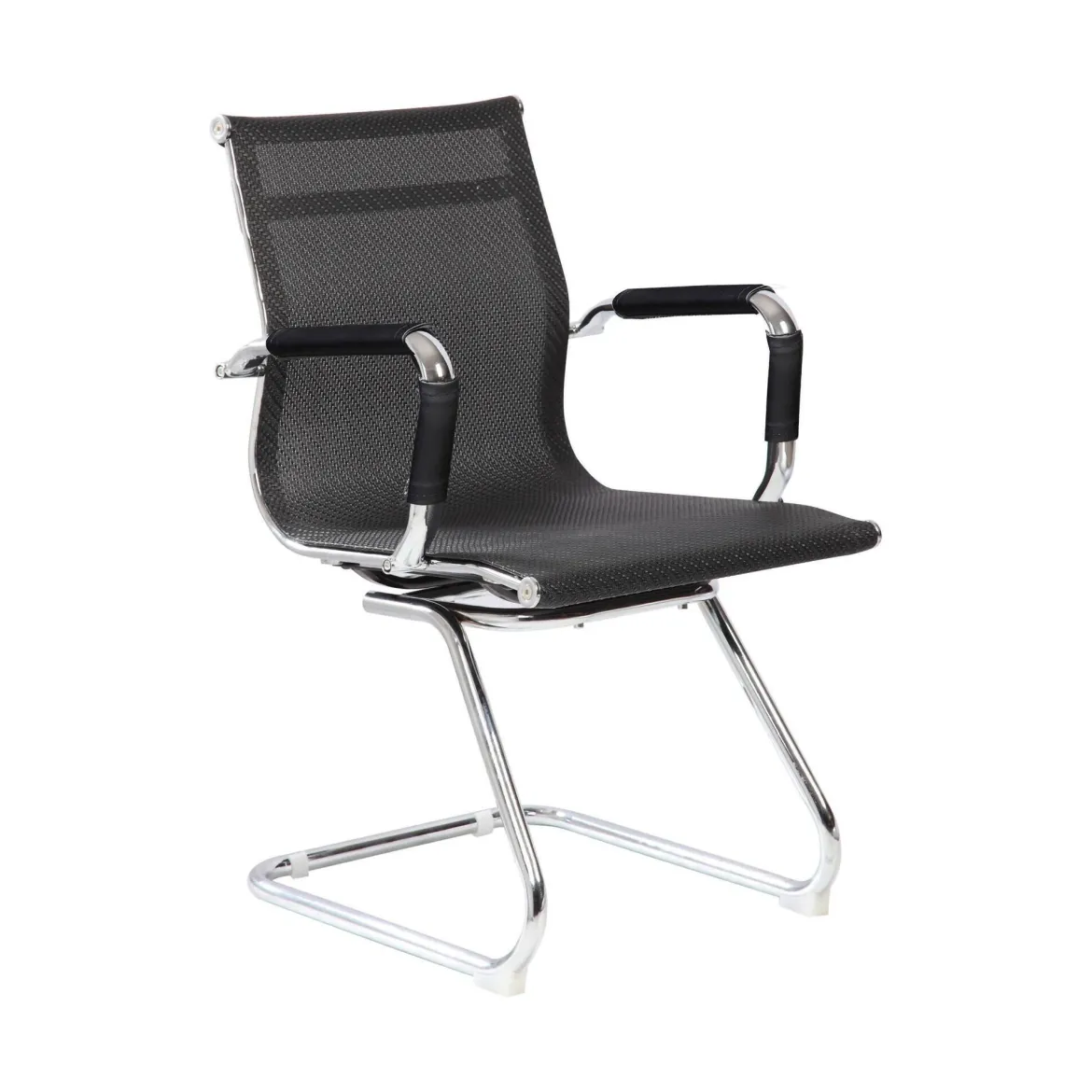 Sedia Nero una Sedia Peso Supportato 120 kg, Altezza Seduta 43 cm - Balvano