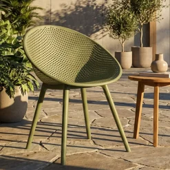 Sedia Verde 2 Sedie Adatto per Indoor/outdoor, Materiale Struttura in Plastica - Tansen