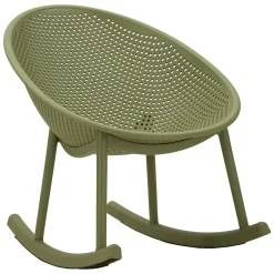 Sedia Verde 2 Sedie a Dondolo, Adatto per Indoor/outdoor, Materiale Struttura in Plastica - Phunt