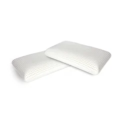 Set di 4 guanciali Cerfoglio, Made in Italy, 70x40 h16 cm, Bianco