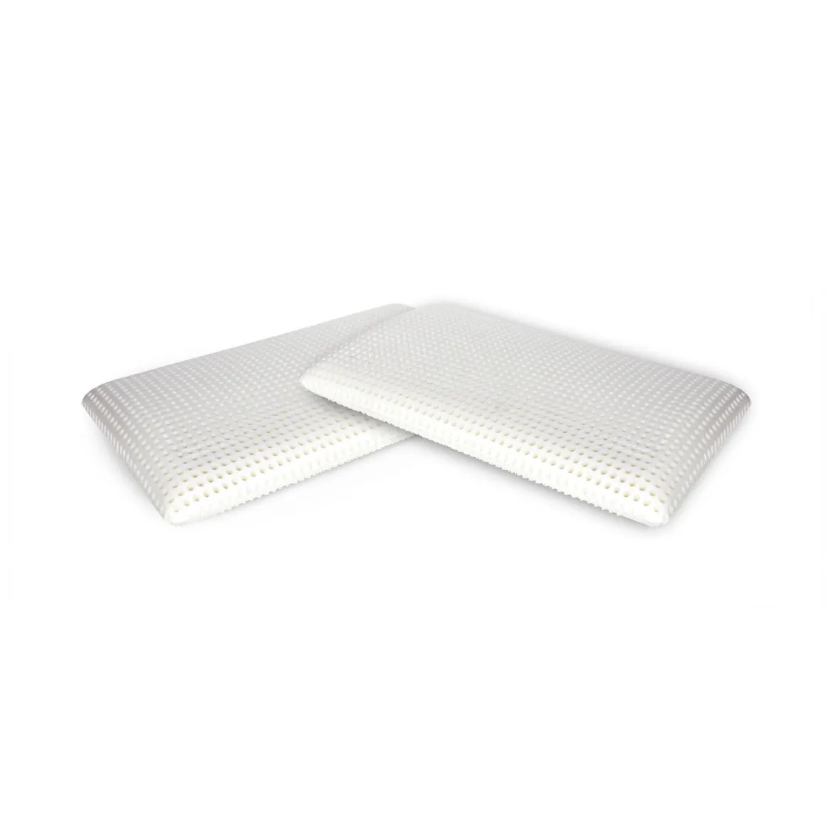 Set di 4 guanciali Menta, Made in Italy, 70x39 h10 cm, Bianco
