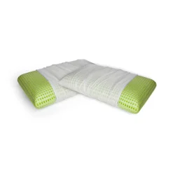 Set di 4 guanciali Rosmarino, Made in Italy, 70x40 h16 cm, Bianco