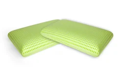 Set di 4 guanciali Rosmarino, Made in Italy, 70x40 h16 cm, Bianco