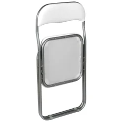 Set di Sedie Bianco Grigio 10 Sedie Imbottito, Peso Supportato 80 kg - Antenore