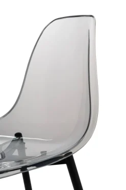 Set di 2 sedie casual in plastica fume - Amstrong