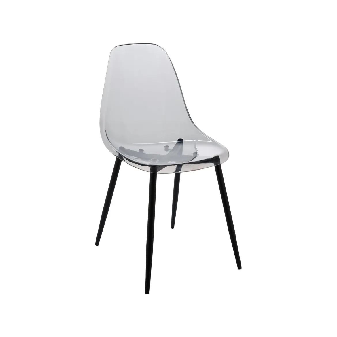 Set di 2 sedie casual in plastica fume - Amstrong