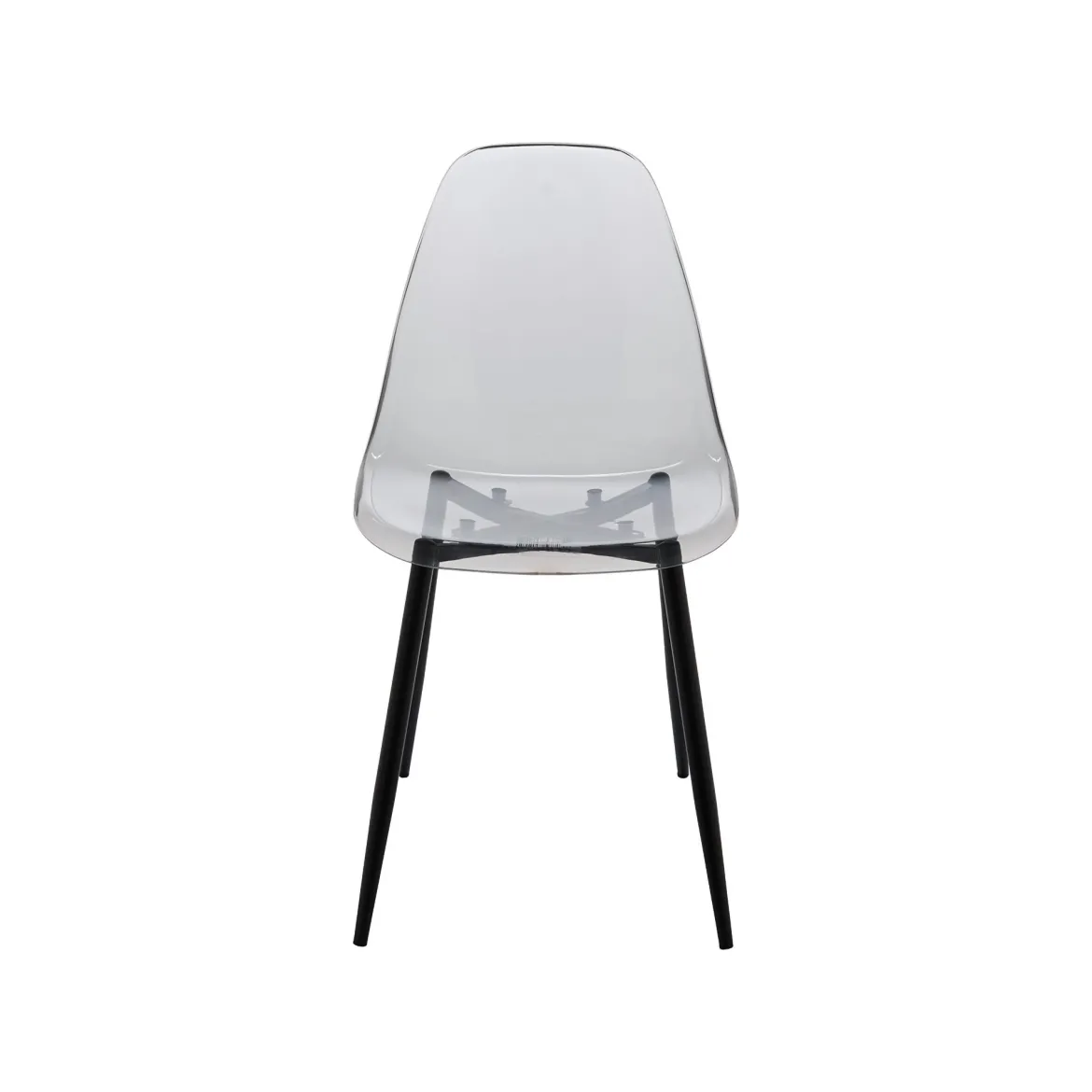 Set di 2 sedie casual in plastica fume - Amstrong