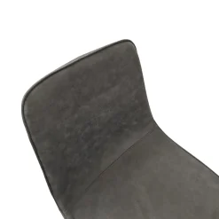 Set di Sedie Grigio Scuro oro 4 Sedie Effetto Velluto, Imbottito - Cabiate