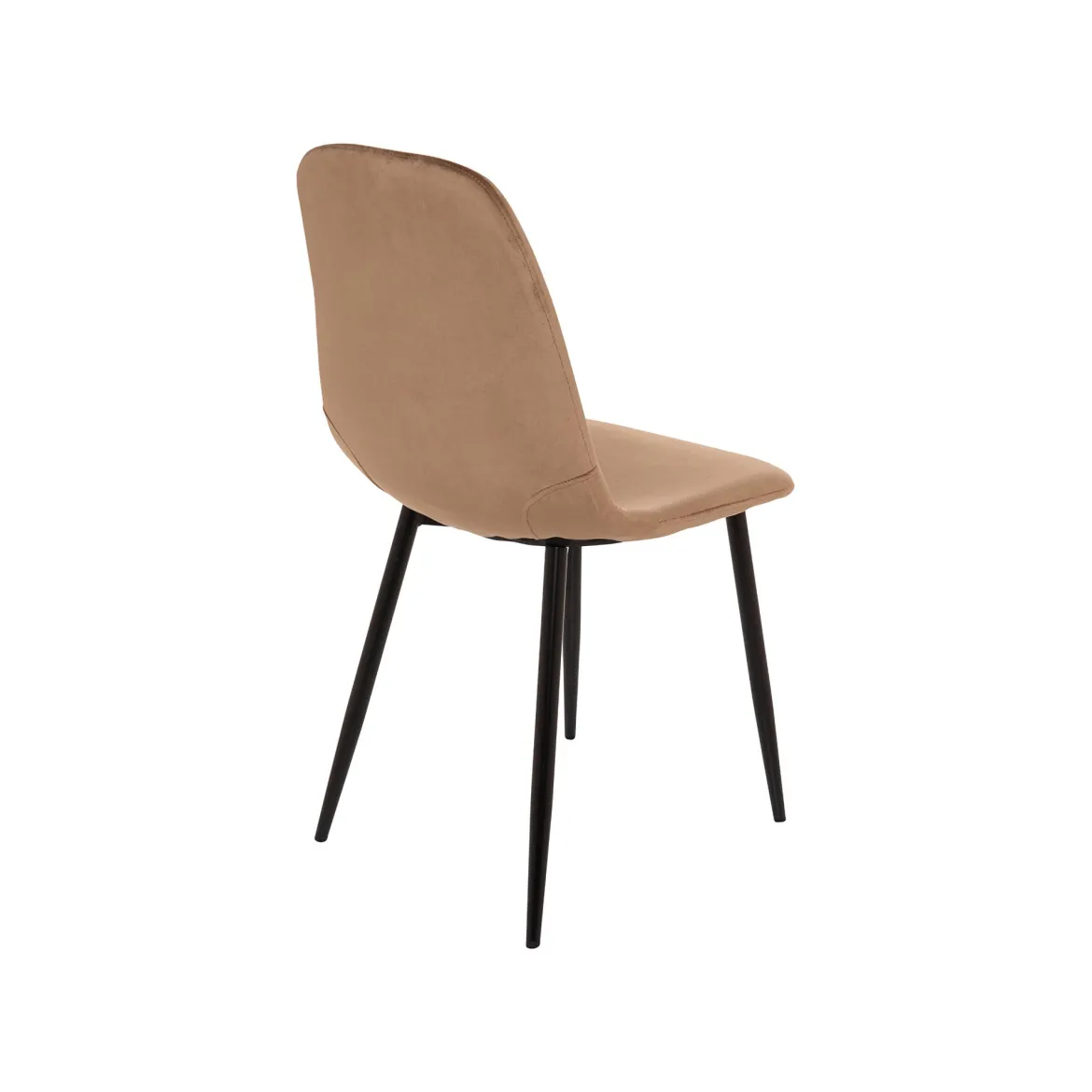 Set di 6 sedie pranzo imbottite in velluto beige - Arter