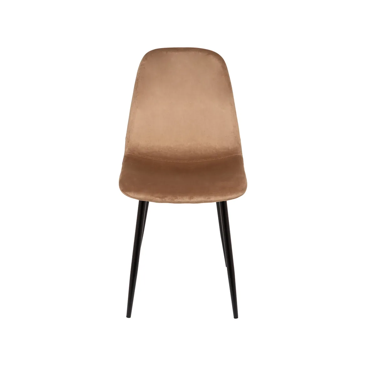 Set di 6 sedie pranzo imbottite in velluto beige - Arter