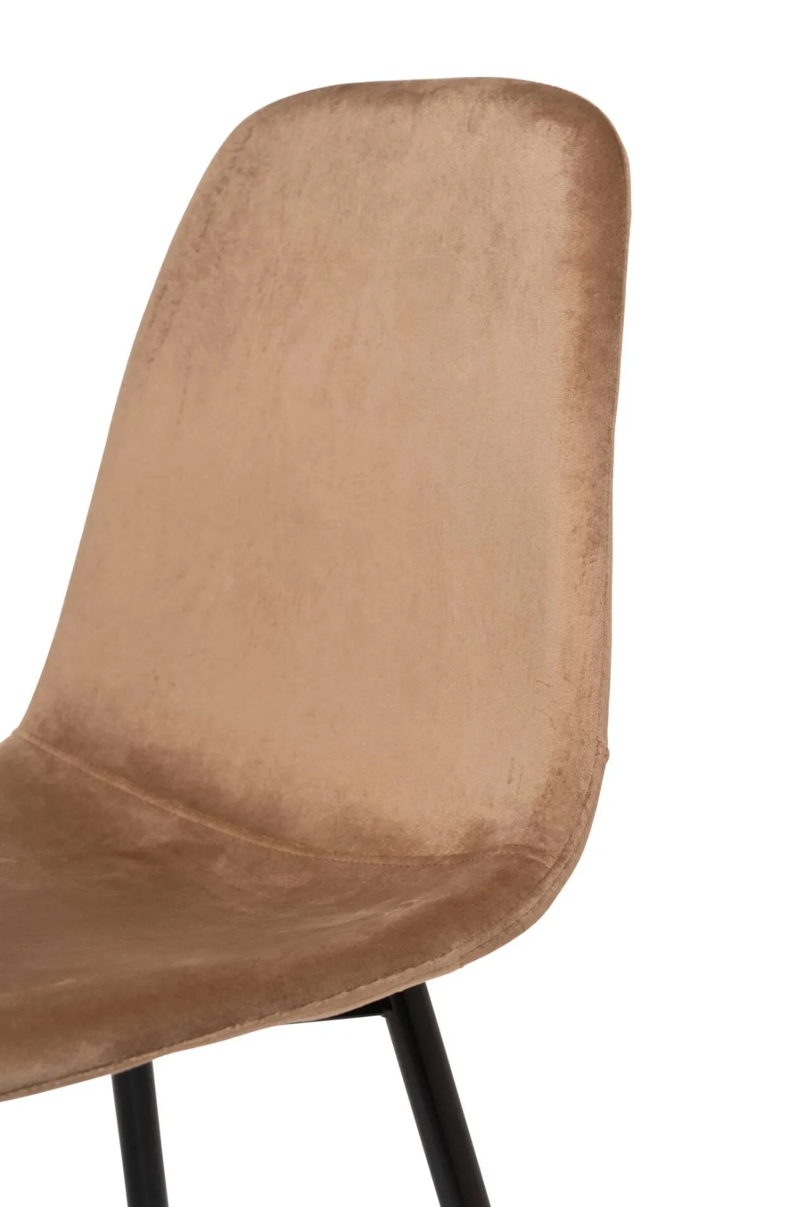 Set di 6 sedie pranzo imbottite in velluto beige - Arter