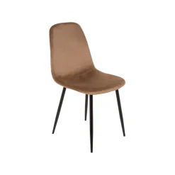Set di 2 sedie soggiorno imbottite in velluto beige - Arter