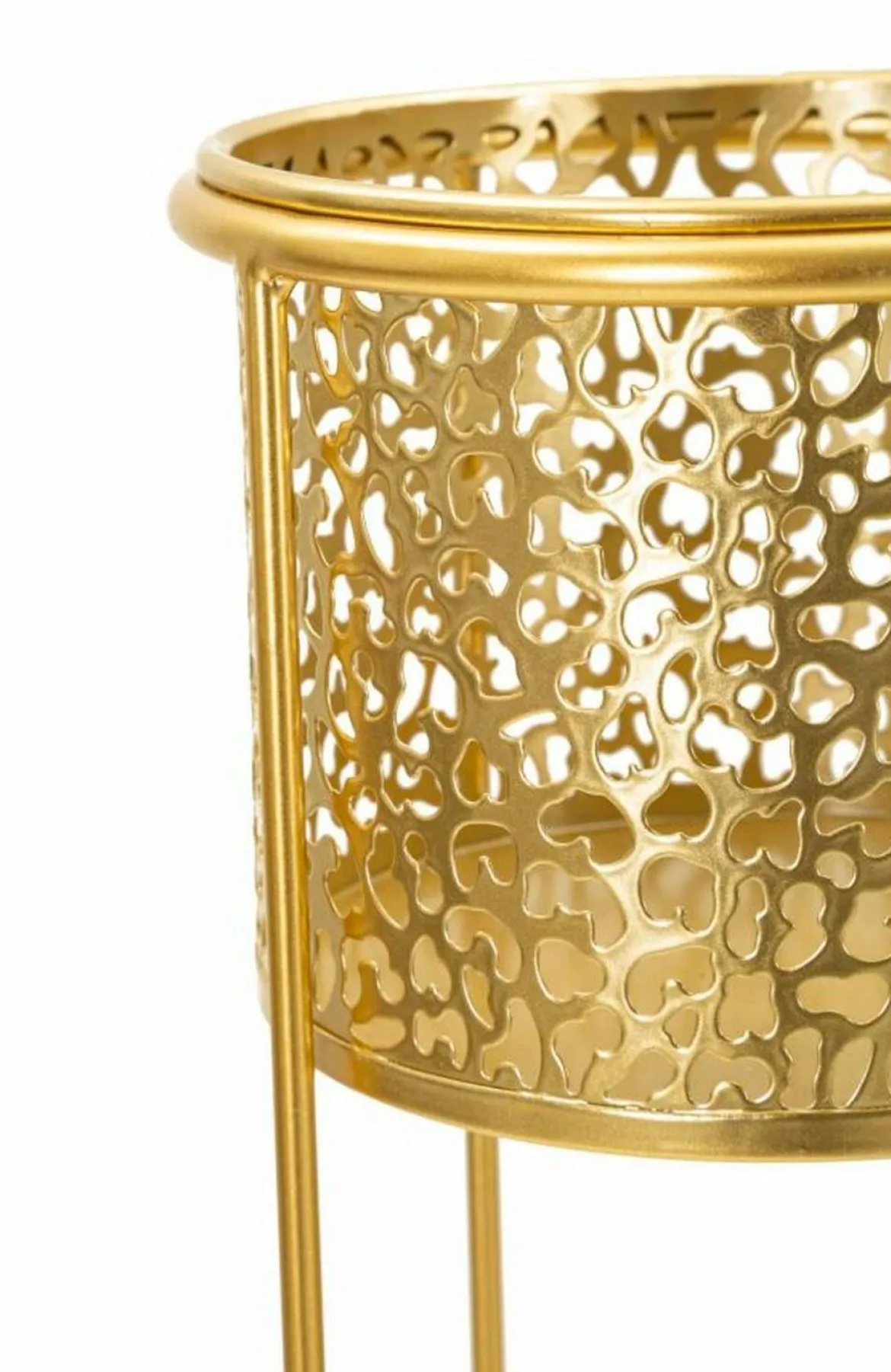 Set di 2 vasi Robert, Oro, 17x17 h46 cm