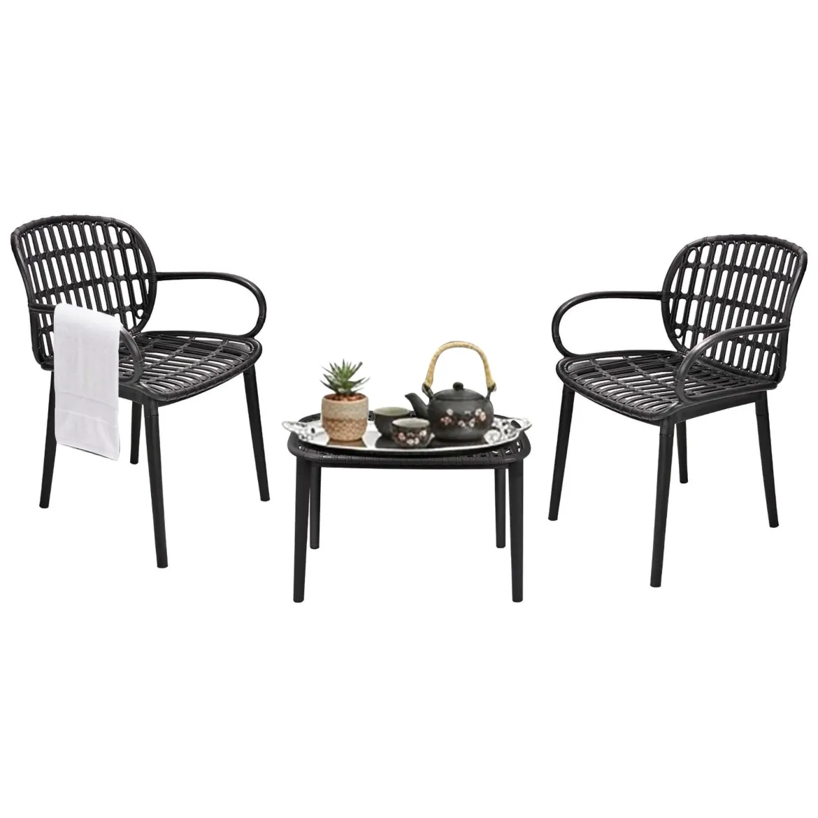 Set salotto da esterno Ternate, Antracite