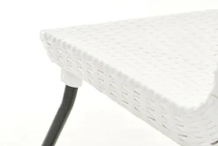 Set salotto esterno 2 poltrone 1 tavolino bianco - Canmore